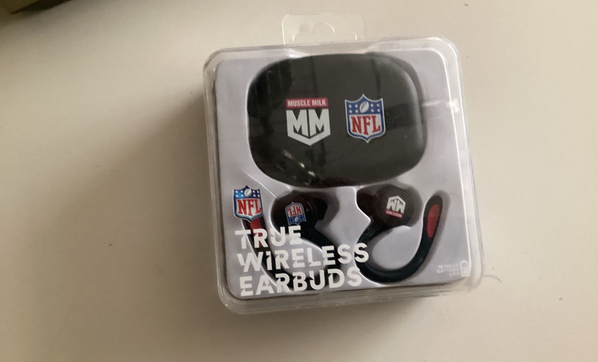 True Wireless Earbuds, Muscle Milk, NFL