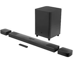 JBL Bar 9.1 - Channel Soundbar System with Surround Speakers and Dolby Atmos, Black