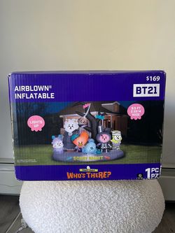 8.5ft Line Friends Halloween BT21 BTS Airblown Inflatable Lights Up Home Decor