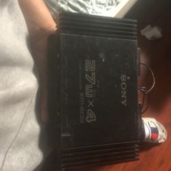 Sony 4 Channel Amp