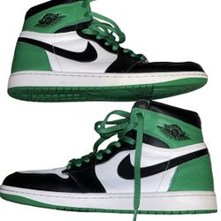 Size 10.5 - Air Jordan 1 Retro OG High Lucky Green