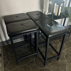 All Black bar Stools 