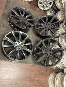 Chevy GMC Cadillac Escalade Nissan Infiniti Toyota Rims Wheels 24 Inch 6 Lugs Bolt Pattern 5.50 Inch 139.70 mm set of 4