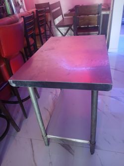 Stainless Steel Kitchen Table