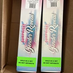 pink gender reveal Confetti cannons