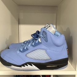 Air Jordans 5 Unc Blue