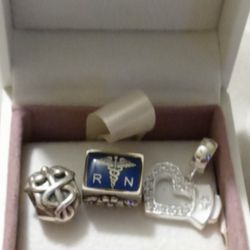 Authentic .925 Ale Med Pandora Charms!!