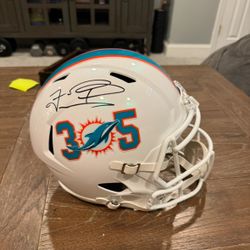 Tua Tagovailoa Signed Full Size Replica Miami Dolphins Speed Helmet (Fanatics) 305 design