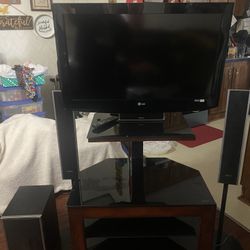Lg Tv With Stand And Speakers