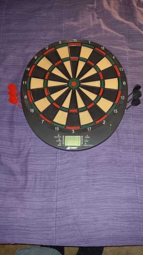 New Electric Dart Baord With Darts