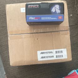 New In box JBR1570XL And JBR1570XR Rotors and Premium brake Pads