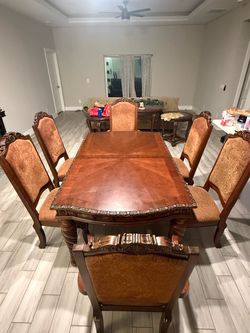 Wooden Dining Room Set