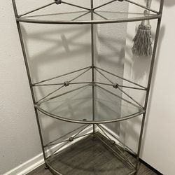 Glass Corner Shelve