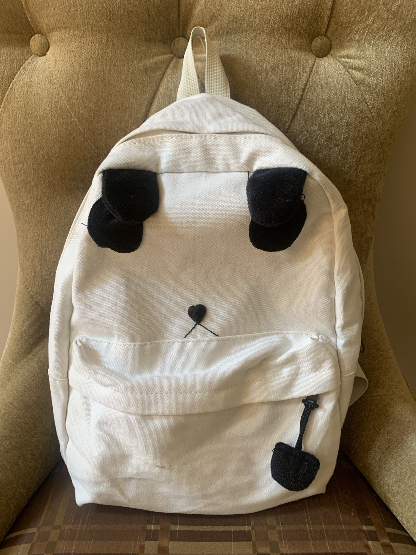 Panda Face Backpack - Brand New