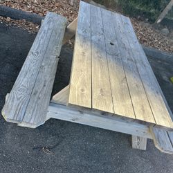 Wood Pick Nick Bench 