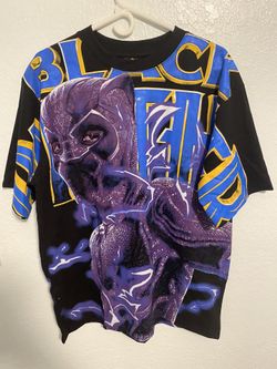 Vintage Black Panther Marvel AOP All over print single stitch size X Large