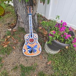 Stained Glass Mosaic Guitar