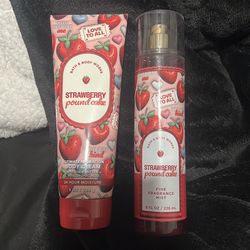 Bath & Body Works Strawberry Pound Cake