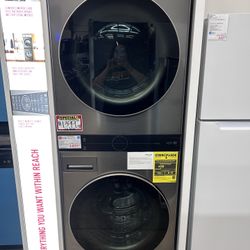 New LG 27” Stackable Washer & Dryer
