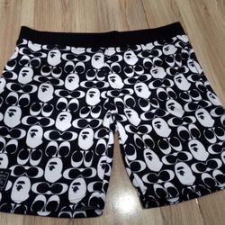 Bape X Coach Shorts