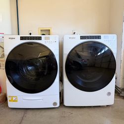 Whirlpool stackable washer and dryer