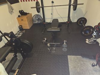 Rubber gym mats