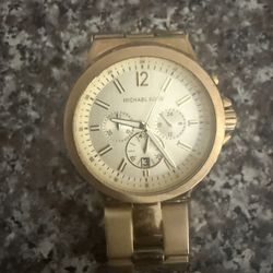Michael Kors Oversized Dylan Gold-Tone Watch