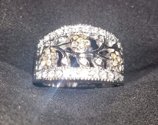 18k gersc ring silver deals