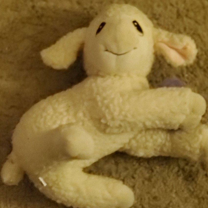 PRECIOUS MOMENTS WIND UP LAMB PLAYS SOUND 