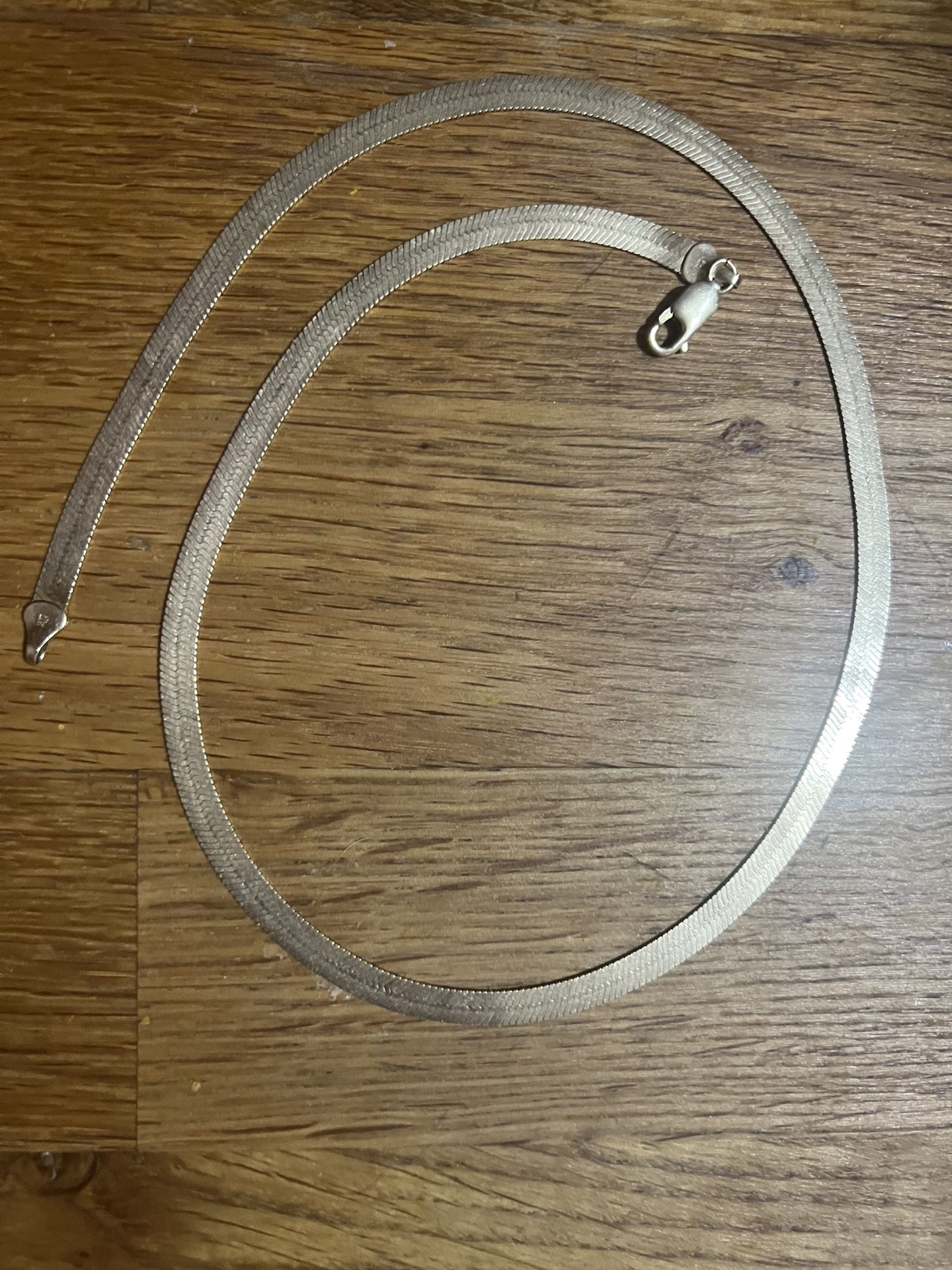 14k Gold Chain Herringbone