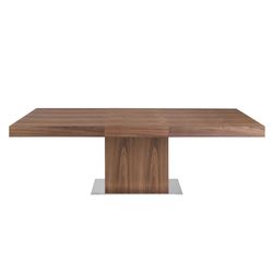 Extendable wood table for 6 or 8 chairs