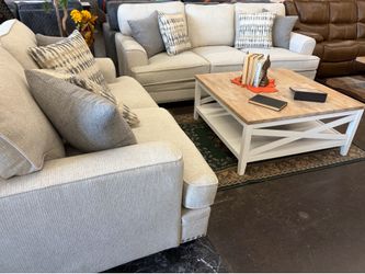 NEW Sofa & Loveseat Set w/ Pillows
