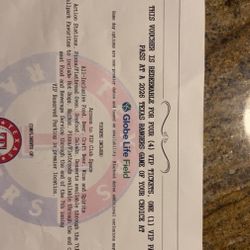 Texas Rangers Tickets 