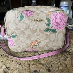 Coach Mini Jamie Camera Bag In Floral Print