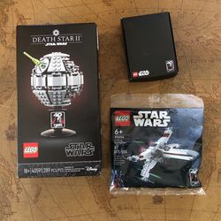Lego 40th Anniversary Edition Pack - Death Star II, Mini X-Wing, And Collector’s Coin