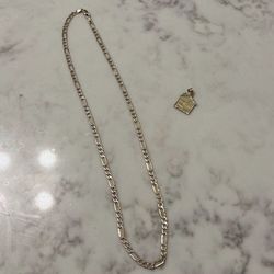 10k gold chain/pendant