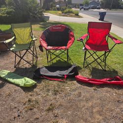 3 Beach /camping chairs!