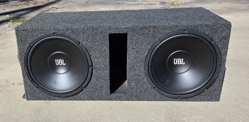 JBL 12" Subwoofer x2 - With Ported Box - Works Perfectly