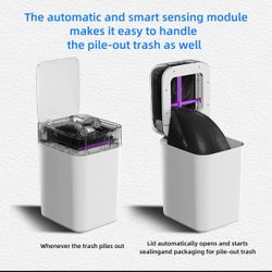 4.5 Gallon Smart Self-Sealing & Self-Changing Trash Can