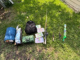 Fishing and camping gear