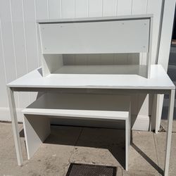 white IKEA tables