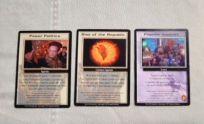 Babylon 5 Card Game Cards 1997