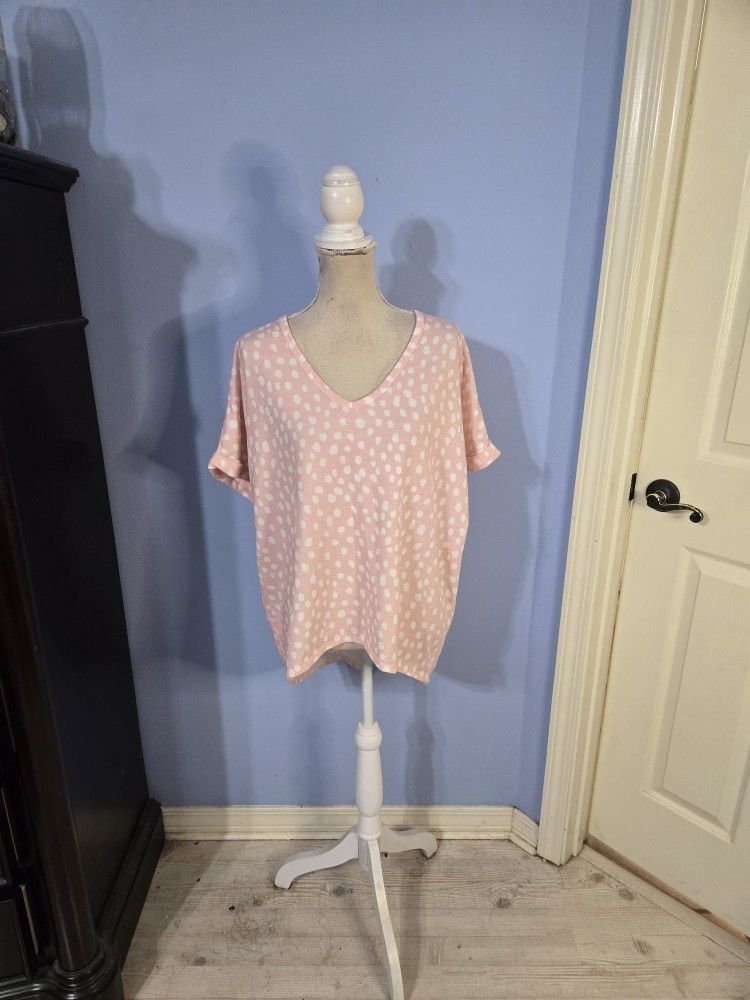Peach Love California Large Blouse 