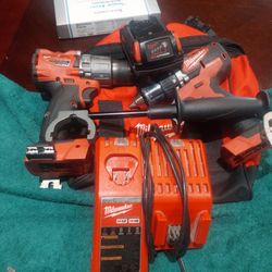 Milwakee Combo  Compat Drill Regular Drill FUEL BRUSHLESS 170.00 