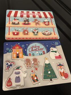 Holiday Wooden Puzzles 