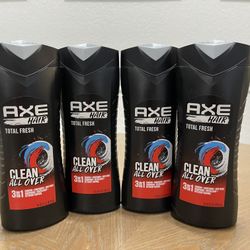 Men’s Axe 3-in-1 Clean All Over Shampoo Conditioner & Body Wash
