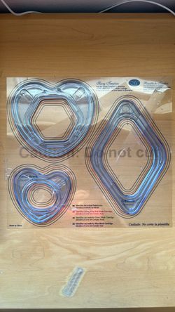 Creative Memories Craft Sizing Template Shape Cutter Set