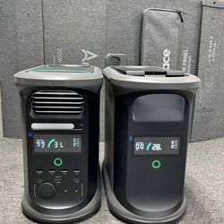 Ampace 1500w power station +extra battery + 200w foldable solar panel