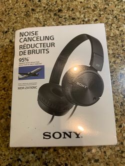 NEW & SEALED Sony Noise Canceling Headphones - MDR-ZX110NC