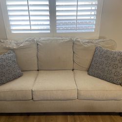 Queen Size Sofa Sleeper-Cream Color